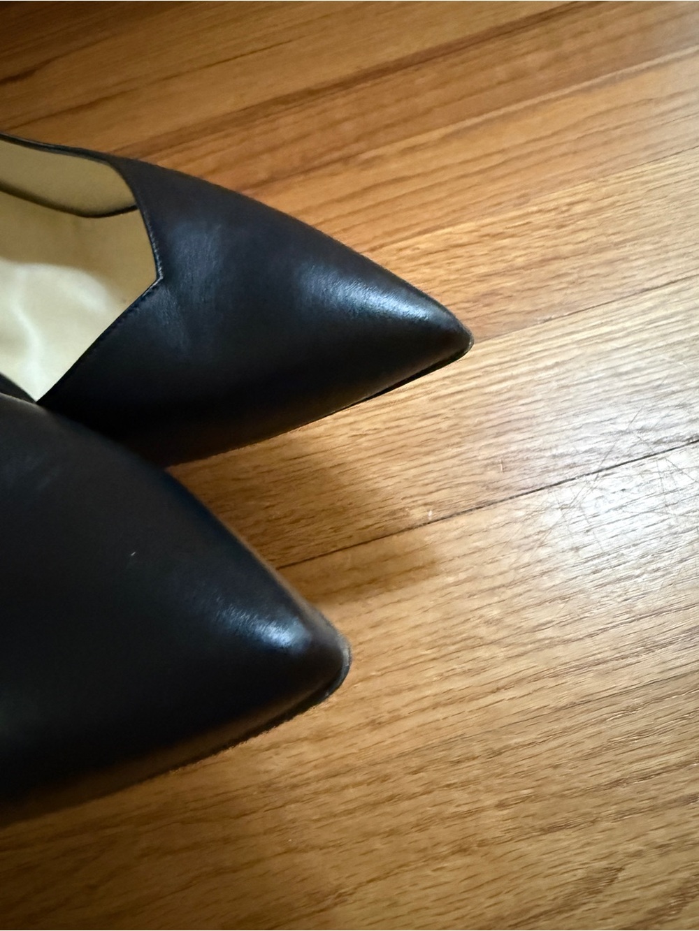 Sarah Flint Perfect Pump 100 Black Leather 4" Heel 40.5 US 9.5 Original Bags Box - Picture 7 of 12